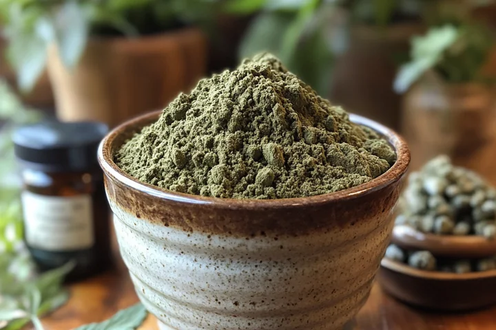 Organic kelp powder — ingredient featured in Pawbiotix